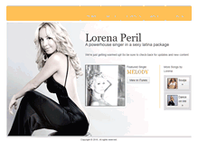 Tablet Screenshot of lorenaperil.com